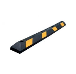 6’ Economy Recycled Rubber Parking Block – Black / Yellow